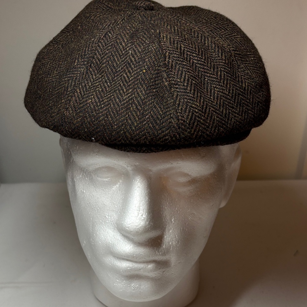 Voboom Poly/wool Quilt Lined Newsboy Cap One Size